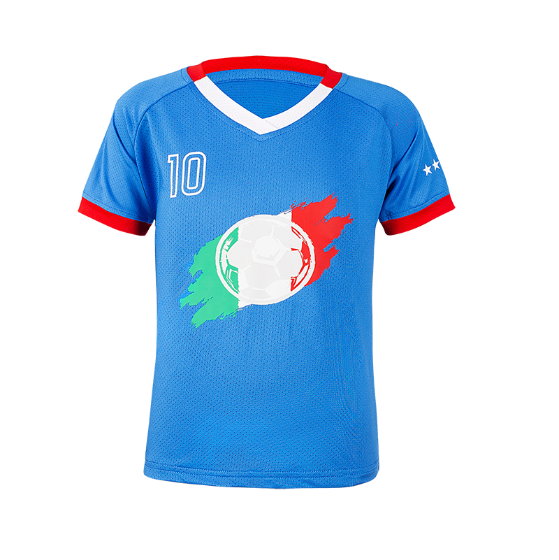 Kids Soccer Jersey Set Boys Girls Casual Sport T-Shirt Shorts