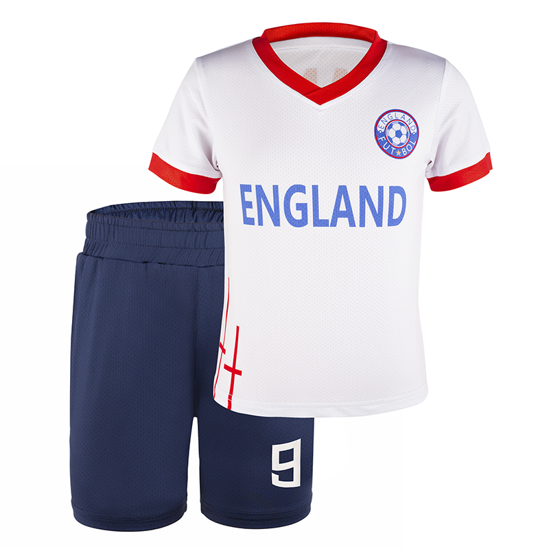 England Team Baby Soccer Jersey Outfit