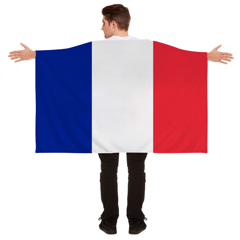 France Wearable Cape Flag