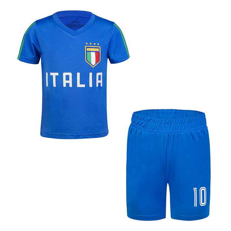 Camiseta de fútbol para niños del equipo de Italia Kit de fútbol