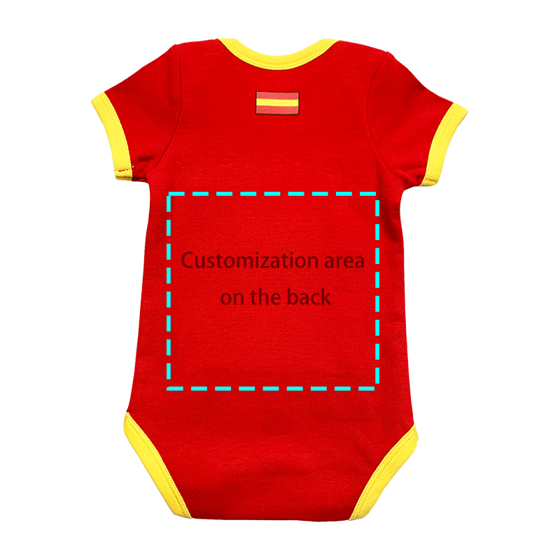 Customization area on the back