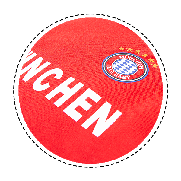 Partial details of the jersey