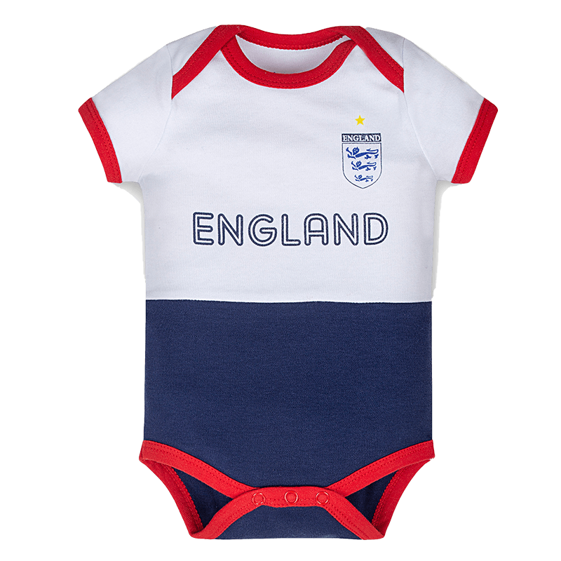 England Baby Soccer Jersey Infant Onesie Newborn Romper BBK STAR