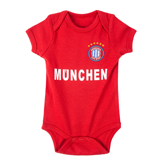 Bayern Infant Soccer Jersey Bodysuit Envelope-Neck