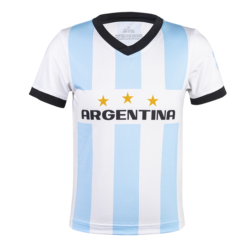 Argentina Team Kids Soccer Uniform Outfit Baby Football Kit – BBK STAR