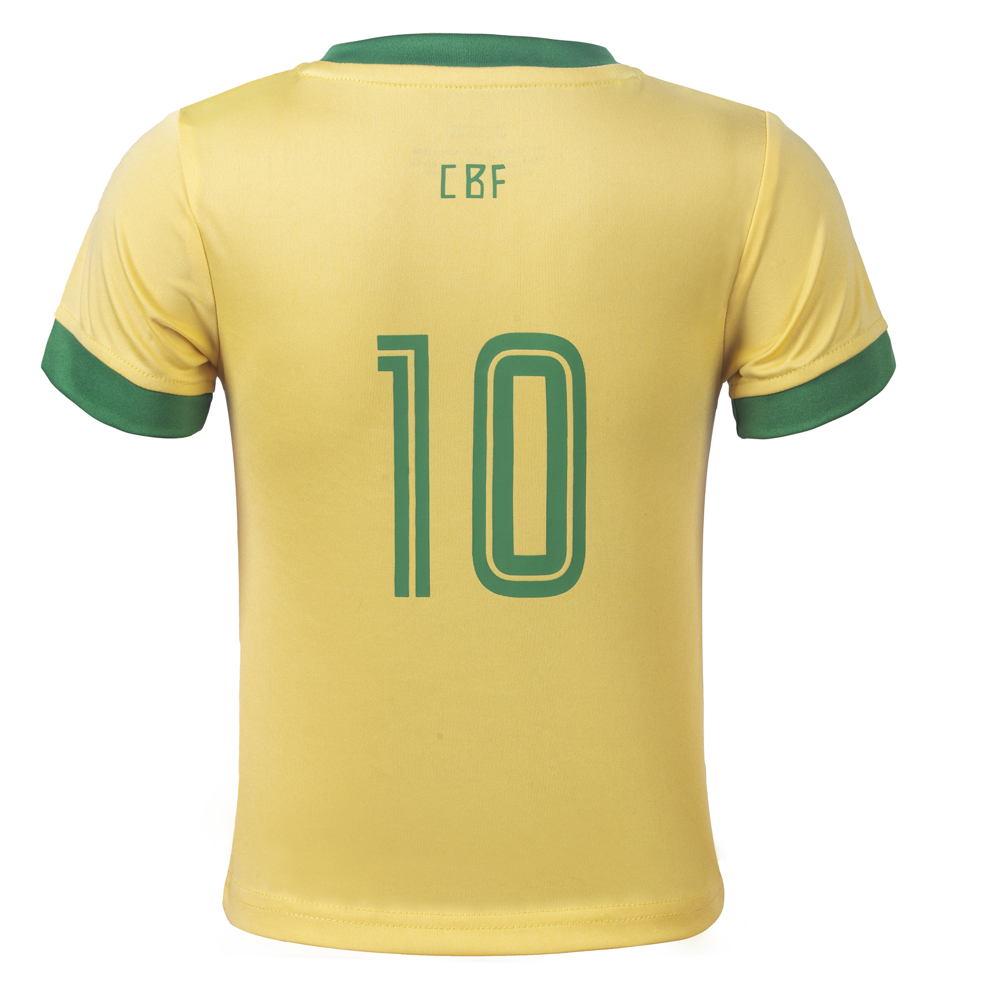 Brazil Blank Home Kid Soccer Country Jersey