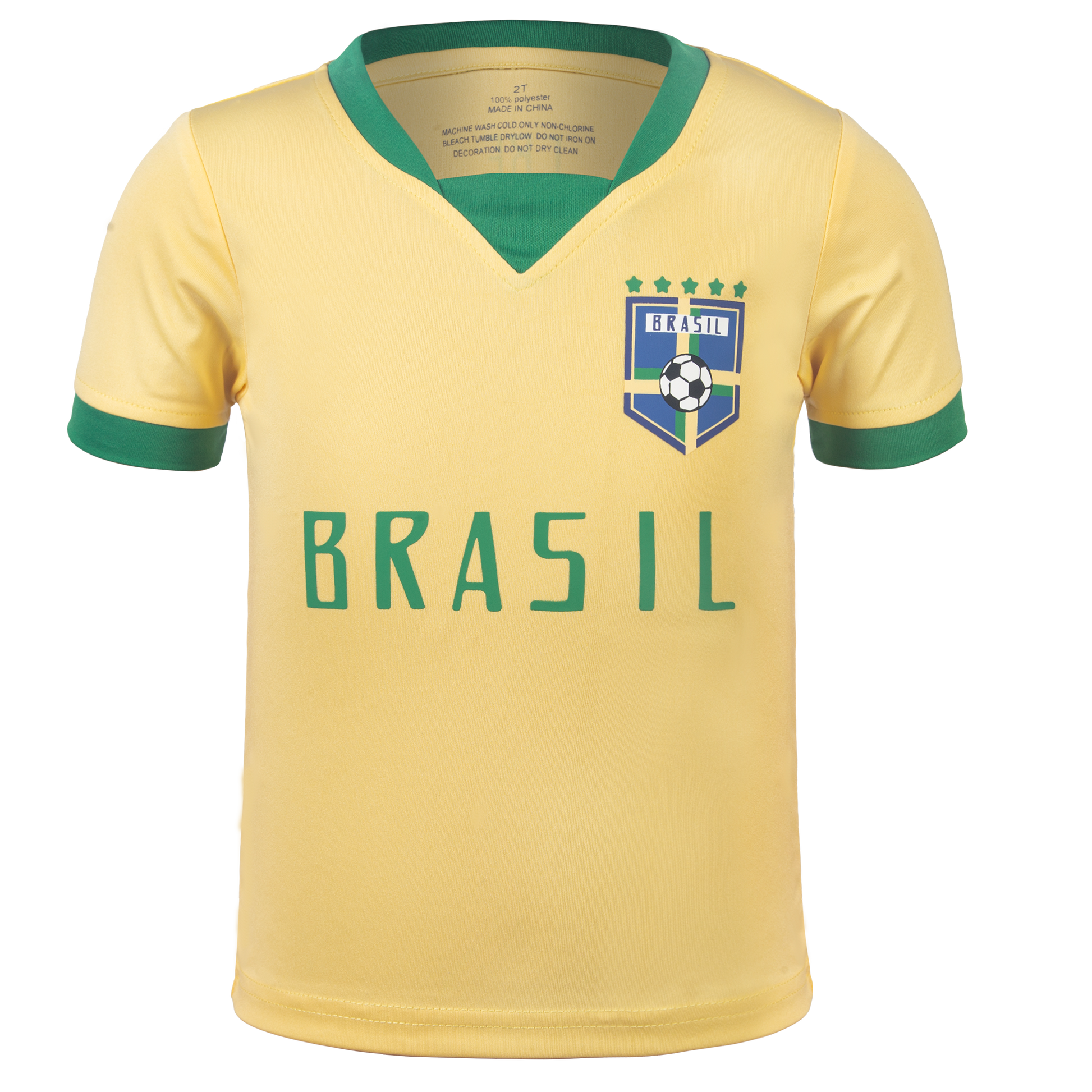 Brazil Team Kids Soccer Jersey Custom Kids Football Kit – BBK STAR