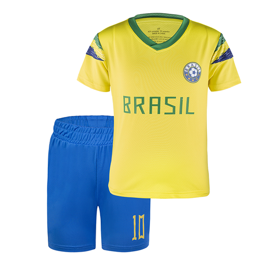 Brazil Team Baby Soccer Jersey Outfit