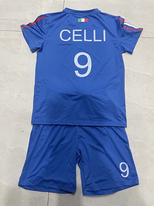 Italy jersey kit personalization