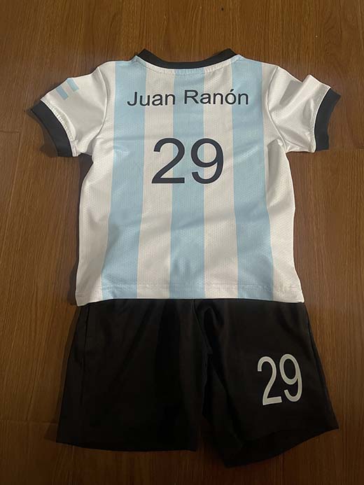 Argentina jersey kit personalization