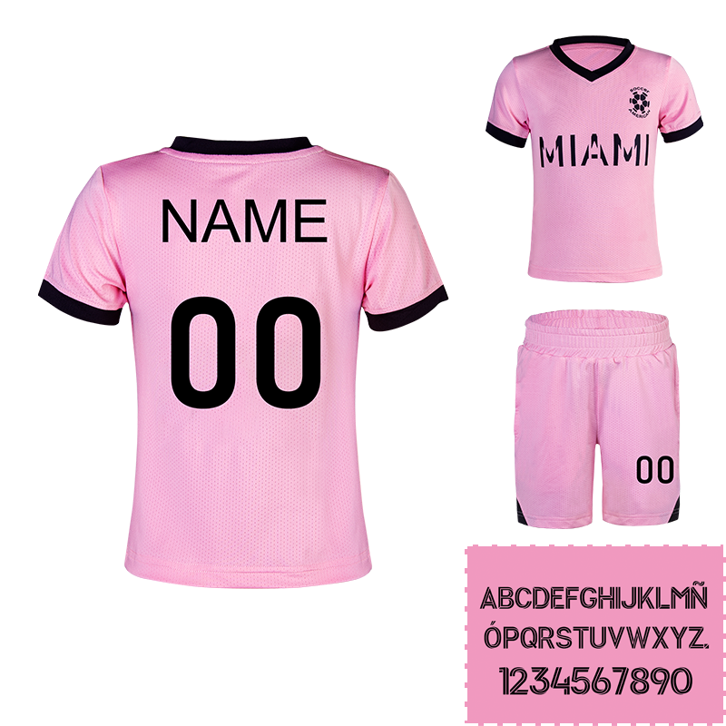 Messi Miami Kids Jersey Custom Style-1