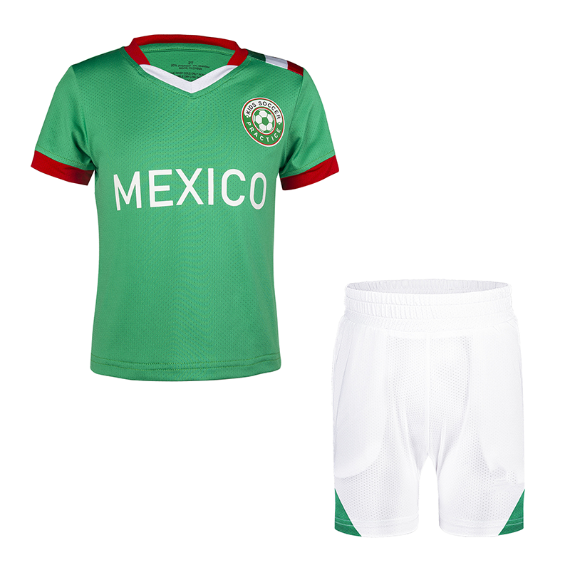 Mexico Team Baby Soccer Jersey Outfit Style - 1