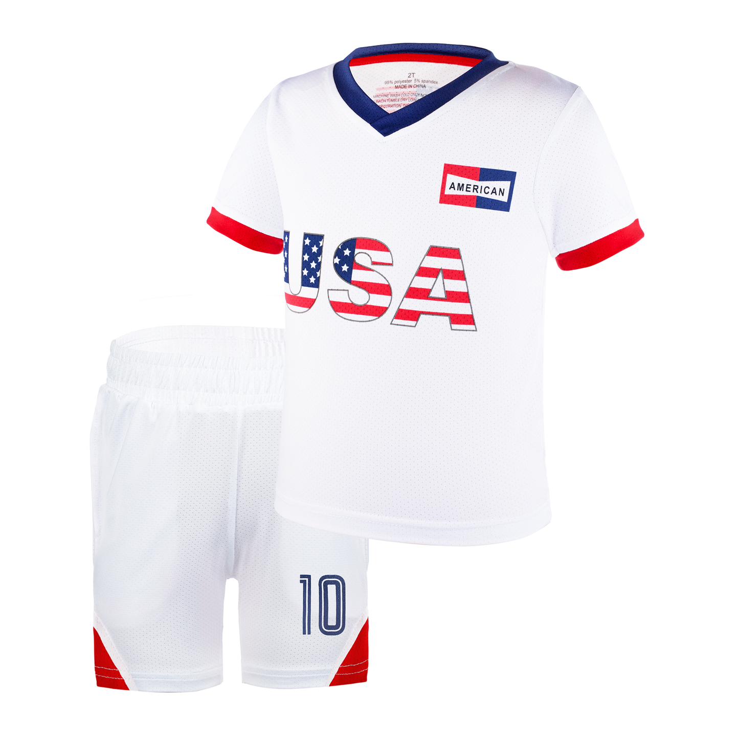 US Team Baby Soccer Jersey Outfit