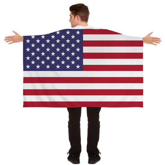 United States Wearable Cape Flag