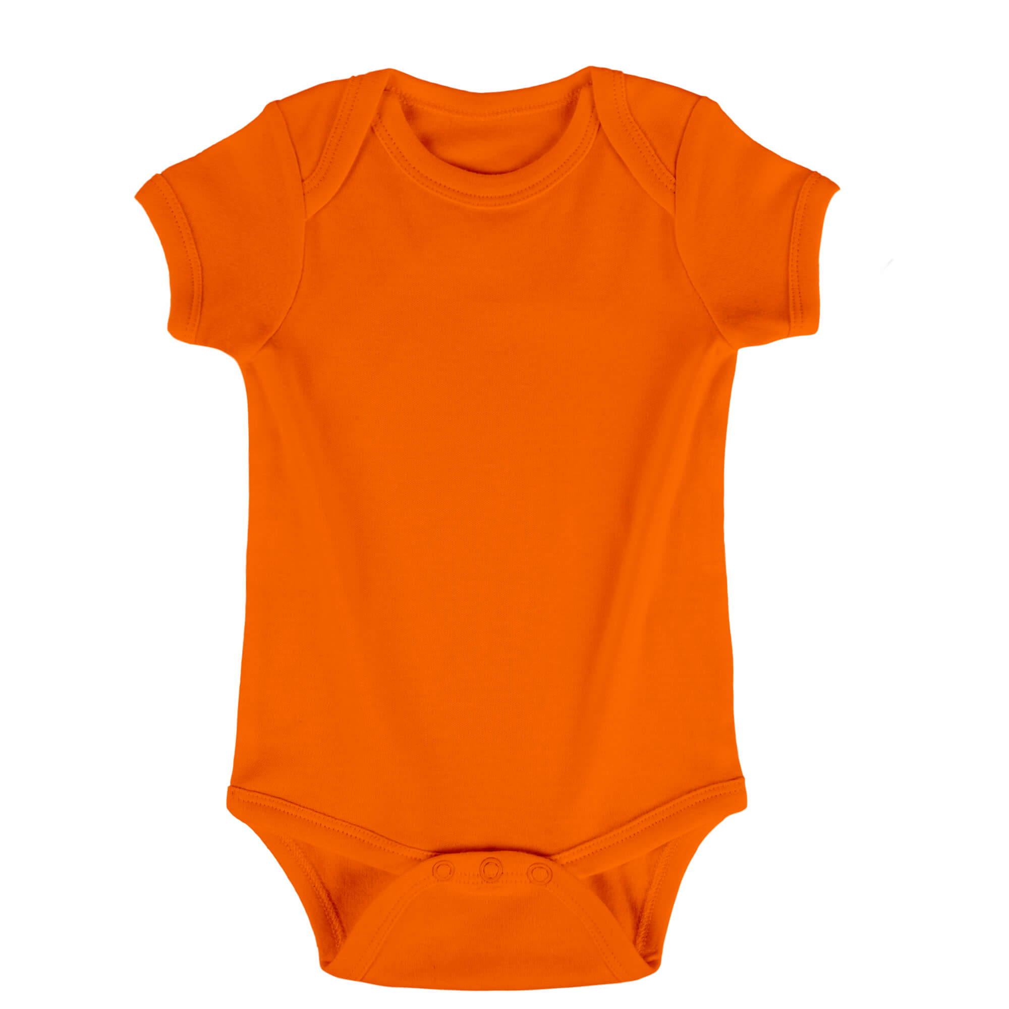 orange color number #10, onesie color selection, and color display.