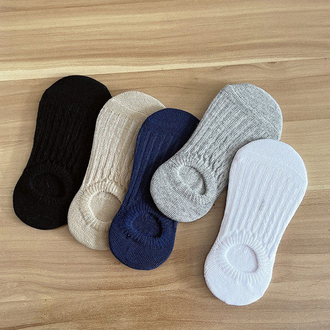 Calcetines invisibles para bebés, niños pequeños y niños, calcetines ocultos de corte bajo
