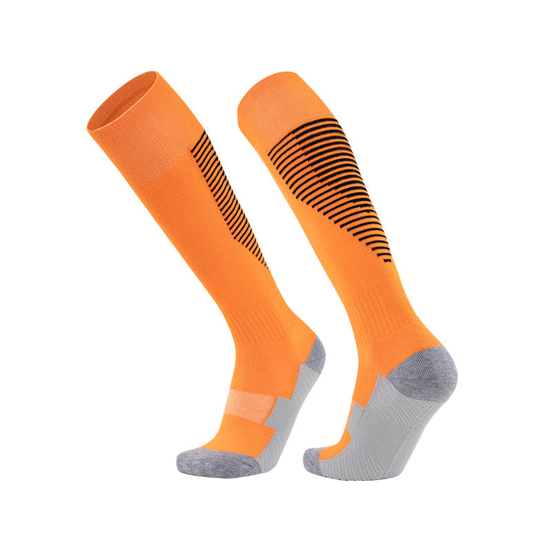 orange-black (3 Pairs) socks