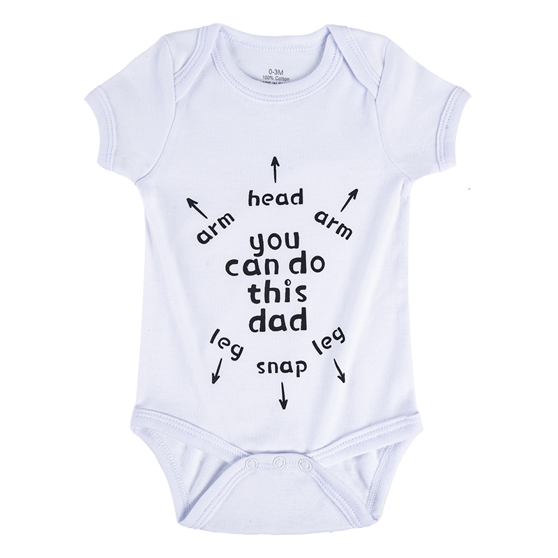 YOU CAN DO THIS DAD Character Graphic Infant Bodysuit - Funny