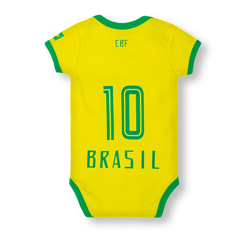 Brasil 10 Brasil Fútbol Camiseta de fútbol Amarillo todas las tallas Tallas  Adultos y Niños