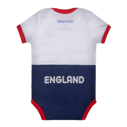 Camiseta de fútbol de Inglaterra para bebé, mono infantil, mameluco para recién nacido