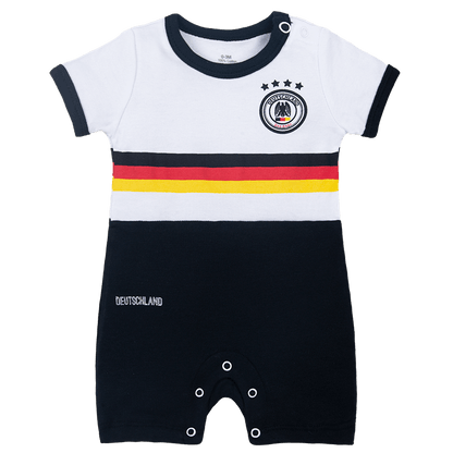 Germany Infant Soccer Jersey Romper Front Plackets