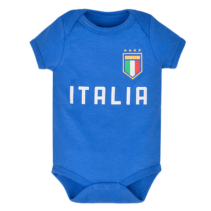 Italy Infant Soccer Jersey Bodysuit Envelope-Neck